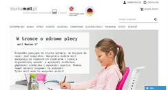 Desktop Screenshot of biurkamoll.pl